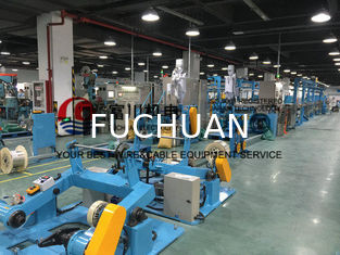 Máquina da extrusão do PVC de FC para o diâmetro 1.5-12mm do fio com saída 180kg/h da extrusão