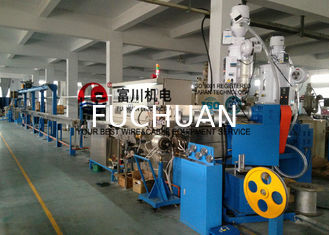 Máquina da extrusão de cabo de Fuchuan para o diâmetro plástico 0.6-4mm do fio da extrusão do PVC